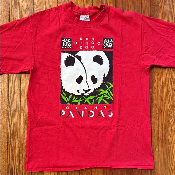 Hanes Beefy Other - 90’s Giant Pandas San Diego Zoo Vintage T-Shirt